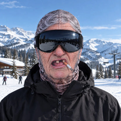 Funny Printed Ski Mask with Face Protection